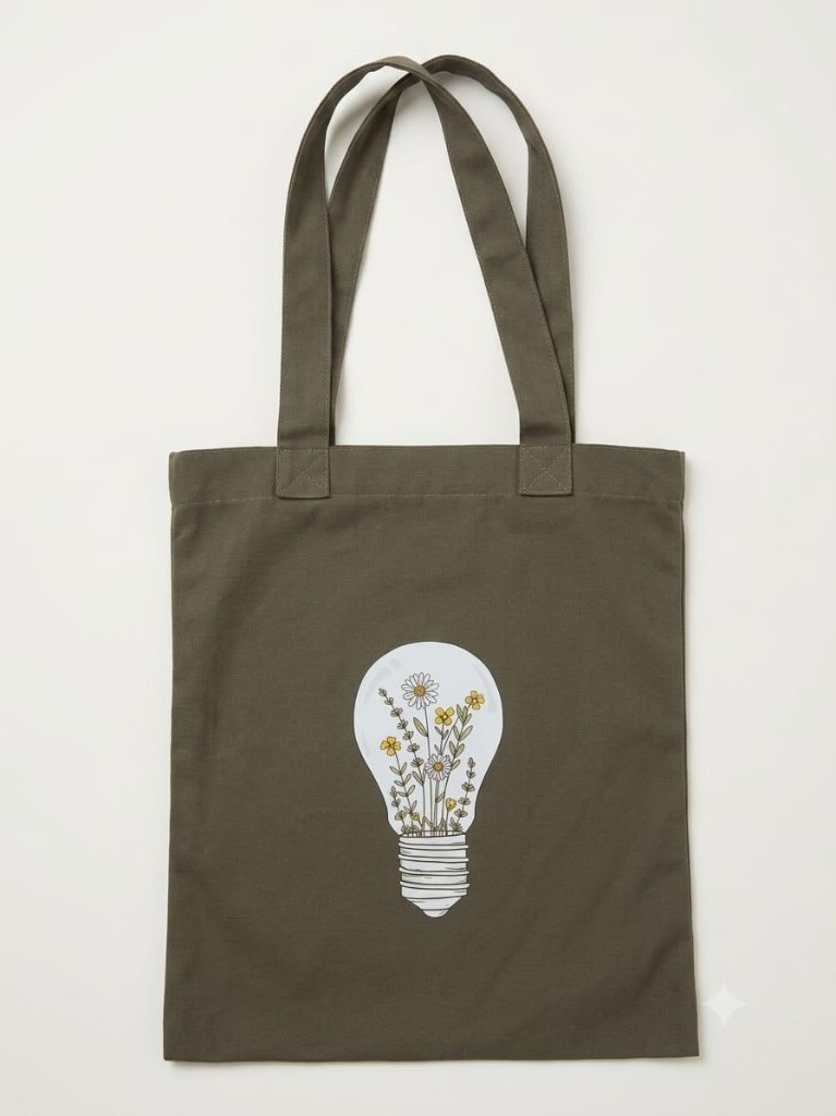 Wildflower Bulb Tote